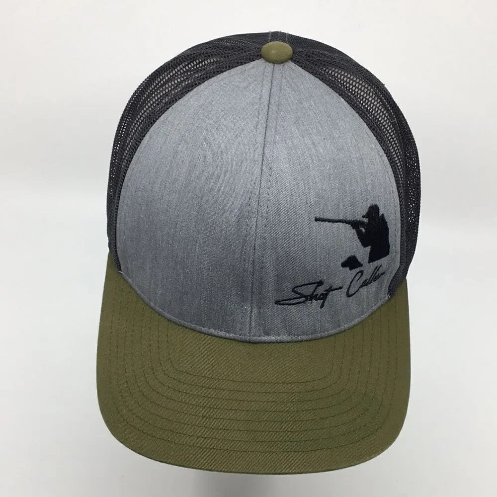 Pacific Headwear Men’s Shot Caller duck trucker style hunting hat with SnapBack